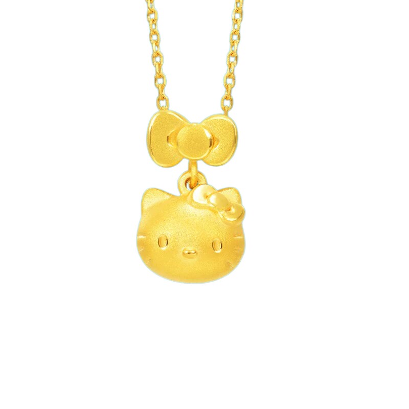 周生生HelloKitty足金吊坠