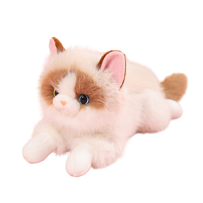 超可爱仿真猫咪玩偶，萌宠驾到！