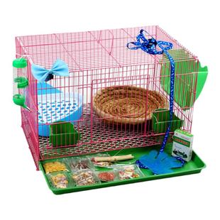 荷兰猪豚鼠天竺鼠兔子活物运输笼外带笼超大号豪华养殖饲养笼子