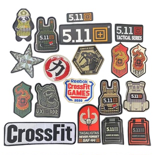 5.11臂章贴章刺绣PVC战术户外背包魔术贴军迷士气章肩贴魔术粘扣