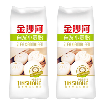 金沙河小麦粉1kg含酵母中筋面粉