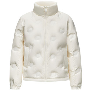 商场同款超级植物森马羽绒服女立领短款外套2025冬季新款轻薄冬装