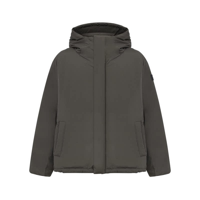 EIDER冬男石墨烯羊绒连帽羽绒服