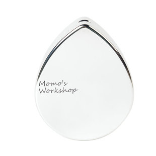 毛吉吉Momo's Workshop粉扑带镜随行盒 轻巧便捷化妆粉扑收纳盒