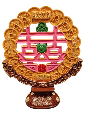 香港正品李居明2026年吉祥物午马年喜出望外客厅摆设摆件喜从天降