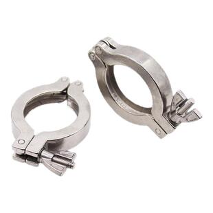 重型304不锈钢卡箍 KF16KF25KF40KF50真空快装卡箍中心支架密封圈