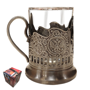 俄罗斯玻璃水杯子创意商务礼物纪念品经典茶杯复古摆设工艺品隔热