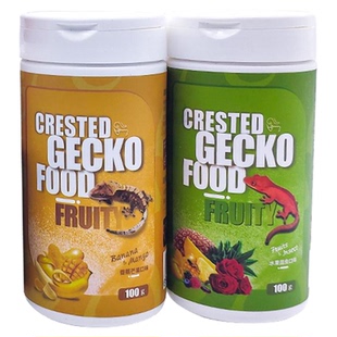 爬宠睫角守宫水果昆虫果泥盖勾亚魔物巨人豹纹守宫r牌加钙果泥粉