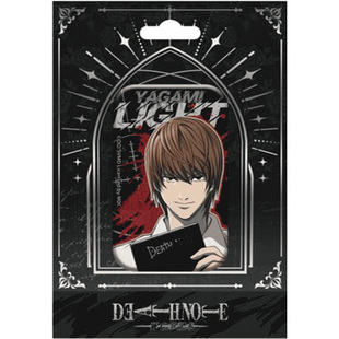 歪瓜出品 死亡笔记角色方形马口铁徽章 夜神月L周边单推吧唧谷子