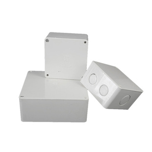 PVC过路盒明装塑料防水盒外壳底盒接线端子盒通用接线盒100*150