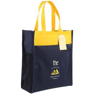 帆布手提袋小学生拎书袋儿童课外班补习袋大容量卡通可爱韩版美术袋装书用的补课包防水文件袋孕检资料收纳袋