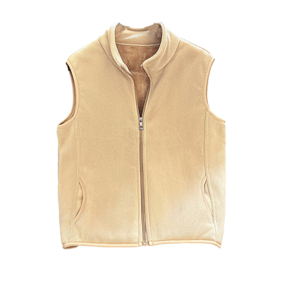 秋冬抓绒衣马甲女款学生加厚坎肩