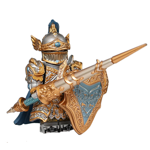 中世纪古风圆桌骑士兵武器军事兰斯洛特第三方积木小人仔拼装玩具