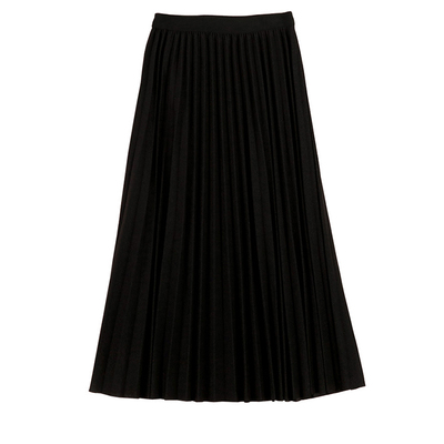 百褶半身裙垂感遮胯显瘦a字裙