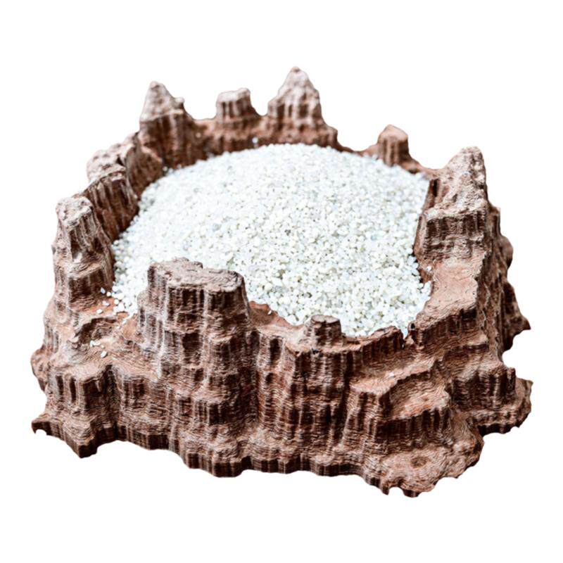 鱼缸造景流沙瀑布专用不浑水瓷白玻璃沙专用纯白砂草缸底砂水族沙