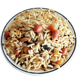 湖南特产浏阳炒米2瓶杂粮糯米原味咸炒米散桶装泰国风味零食炒货