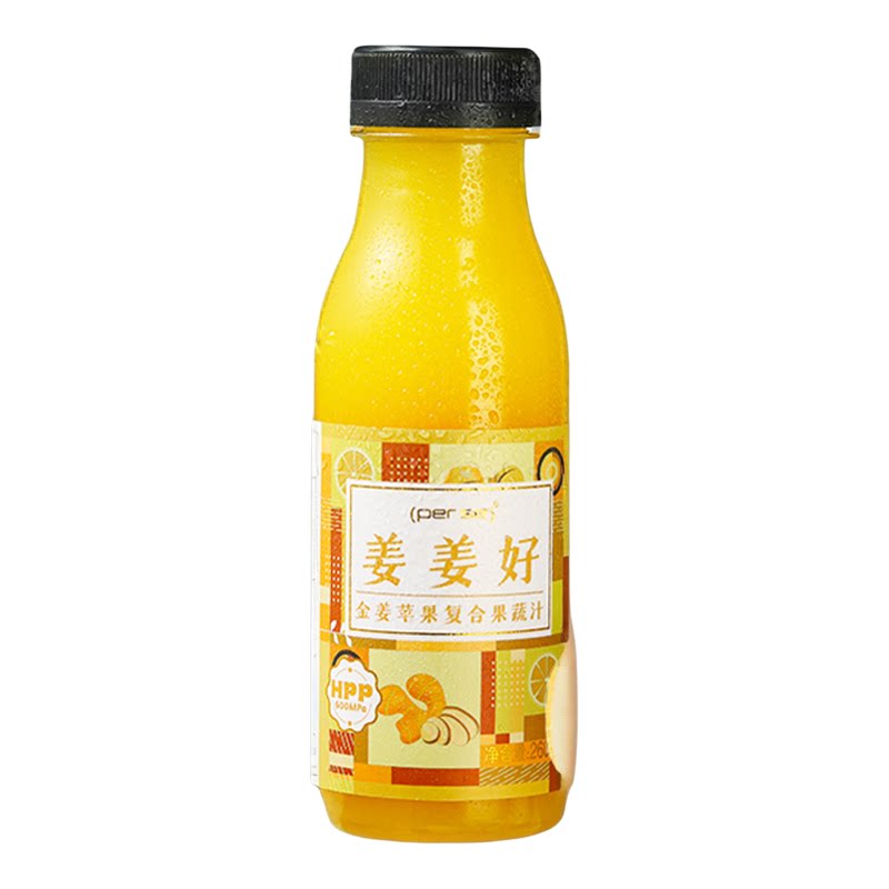 生姜苹果HPP鲜榨纯果汁0添6瓶装