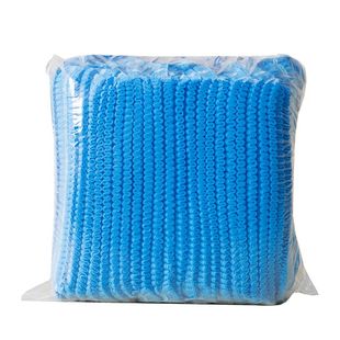 一次性帽子头套无纺布厨师帽医生防尘卫生食品帽餐饮网帽厨房用帽