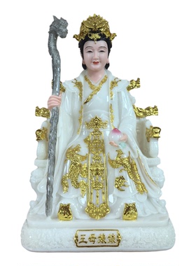 玉皇大帝王母娘娘神像合成汉白玉仿玉石新款玉帝王母娘娘佛像