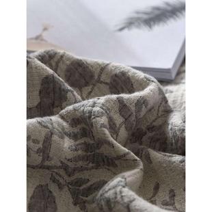 A类全棉双层纱布色织提花枕套60支纯棉单人枕头套一对装 48x74cm