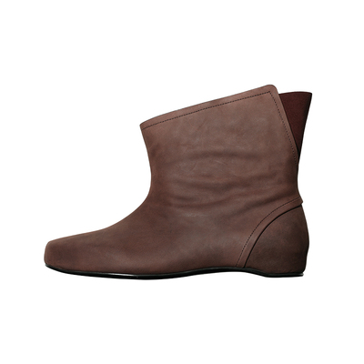 LesPiedsNus打蜡牛皮分趾短靴