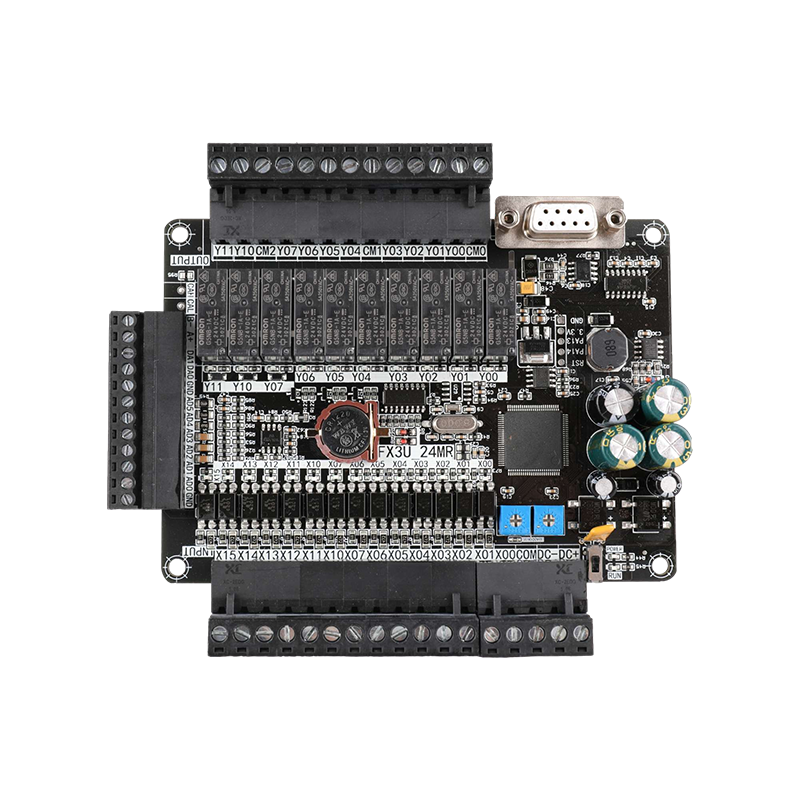 飞控 FX3U-24MR高速国产PLC工控板可编程控制器