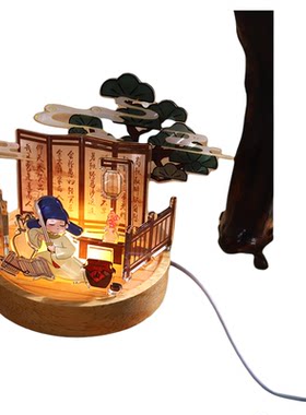 中国诗词大会｜DIY,亚克力小夜灯
