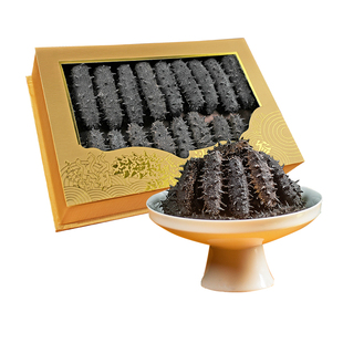 德叔大连干海参旗舰店淡干辽刺参干货海生野250g单个特装散盒装价