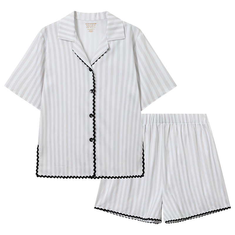 舒雅铂雅女士纯棉家居服套装