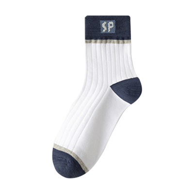 雅鹿透气吸汗男士袜子中筒袜短袜