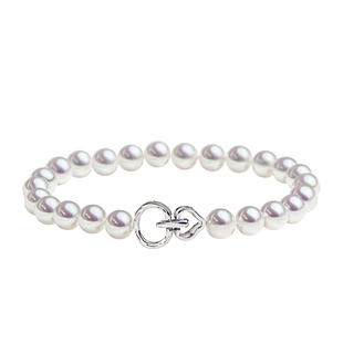 薇爱秀丽极光天然淡水珍珠手链媲美日本天女级akoya海水珍珠手串