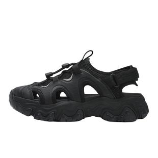 FILA 斐乐官方FILA FLUID 5 SANDAL复古凉鞋女2024夏新款猫爪凉鞋