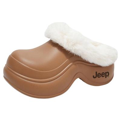 【明星同款】JEEP加绒洞洞鞋女款