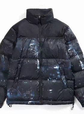 万里长城满印外套夹克羽绒服