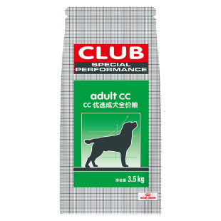 姜露宠物 皇家CC优选成犬狗粮3.5KG全犬种泰迪金毛通用犬粮club