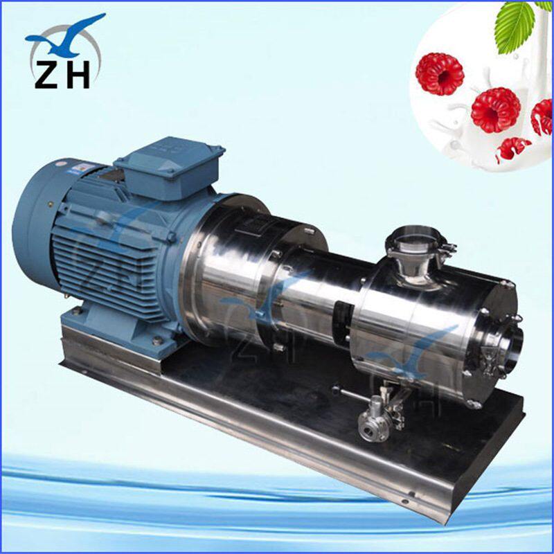 长期供应 管线式三级乳化泵 螺纹管道乳化机 加热均质乳化机