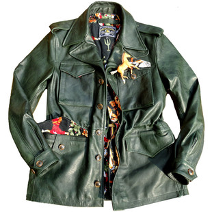 3折预【植鞣蜡染无涂小幼马皮】M43 FIELD野战猎装式小风衣