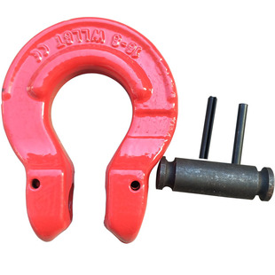 欧姆环弓形卸扣u型卡环铁链扣羊角吊环吊钩起重h连接环链条连接器