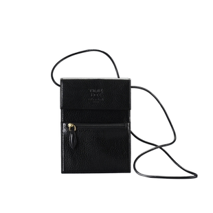 TIMEBOX LAB意大利头层牛皮护照包 旅行签证包 绅士颈包 出国机票收纳包 多功能证件袋 可定制