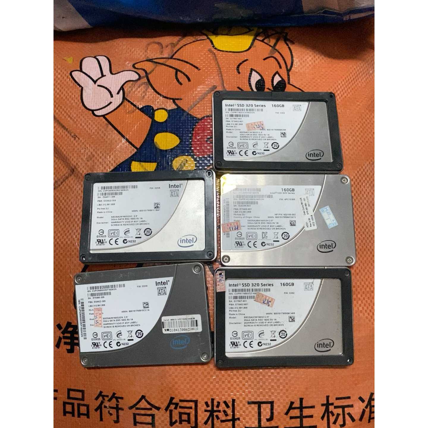 【议价-可维修】 Intel 160G固态硬盘 2.5寸SATA接口 160 /均有货
