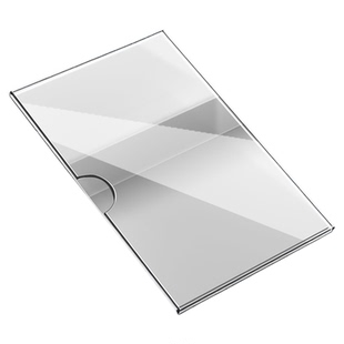 双层亚克力插盒a4卡槽插纸宣传展示牌a3a4a5插纸盒透明定制单层房产中介广告贴纸牌编号