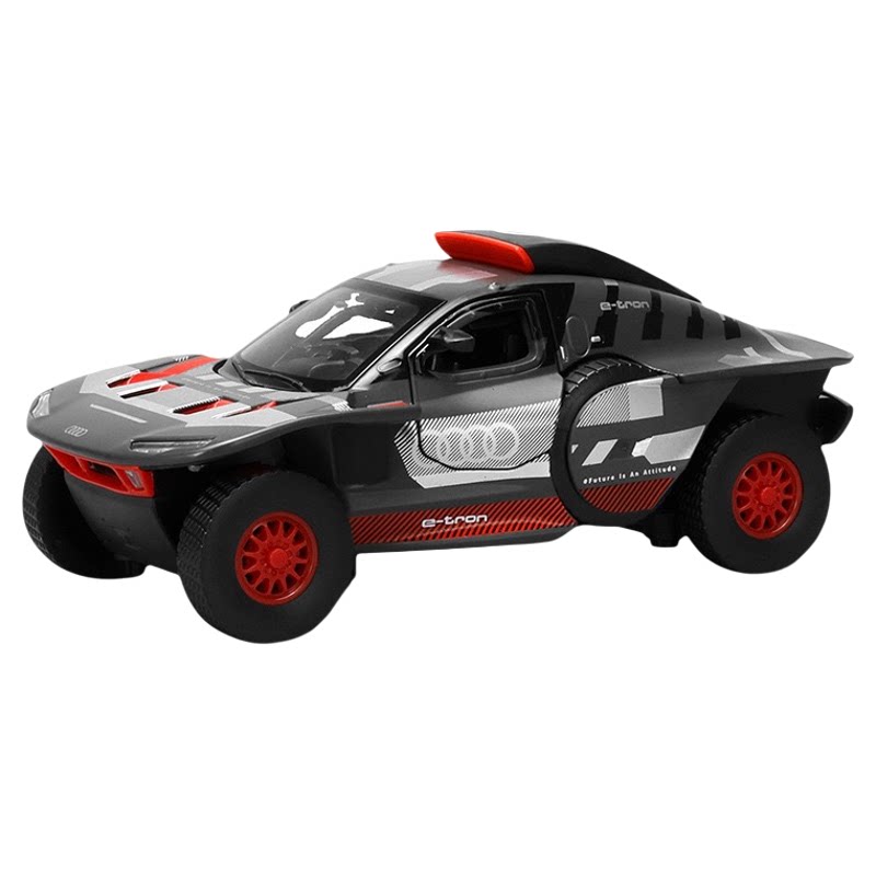 正版1:32合金奥迪RS Q e-tron quattro赛跑车模型儿童玩具车摆件