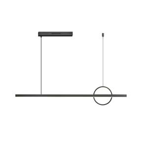 全铜设计感意式极简餐厅吊灯