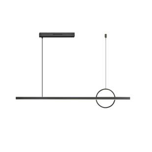 高端全铜意式极简设计师吊灯餐厅长条一字吧岛台桌轻奢约现代灯具