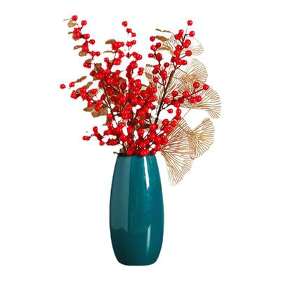 红果发财果摆件客厅摆设