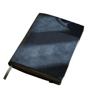 空白笔记本子复古软皮简约加厚无格无线画册素描简笔画手绘画画速写A5白纸内页文艺精致大学生日记超厚记事本