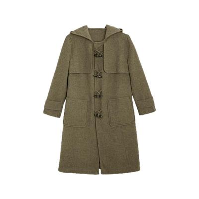 MSLAN羊毛冬季学院风双面呢大衣