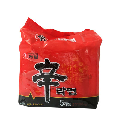 农心韩国火锅香菇牛肉方便面速食