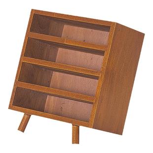 实木口红收纳盒化妆品整理置物架桌面多层唇膏唇釉香水小样展示架