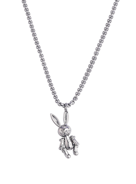 兔子项链ins女网红潮卫衣百搭